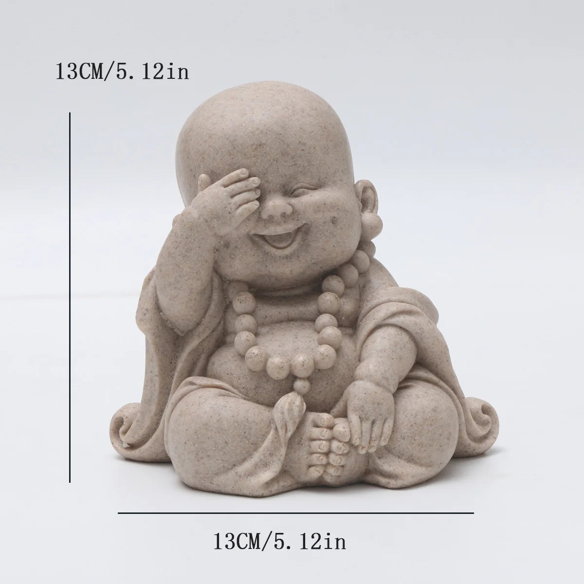 Zen-Inspired Monk Figurine - Charming Resin Figurines for Micro Landscape Decor