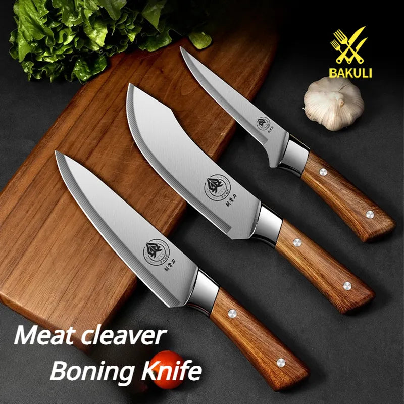 BAKULI Meat cutting knife, butcher's pig killing knife, sharp bone sha