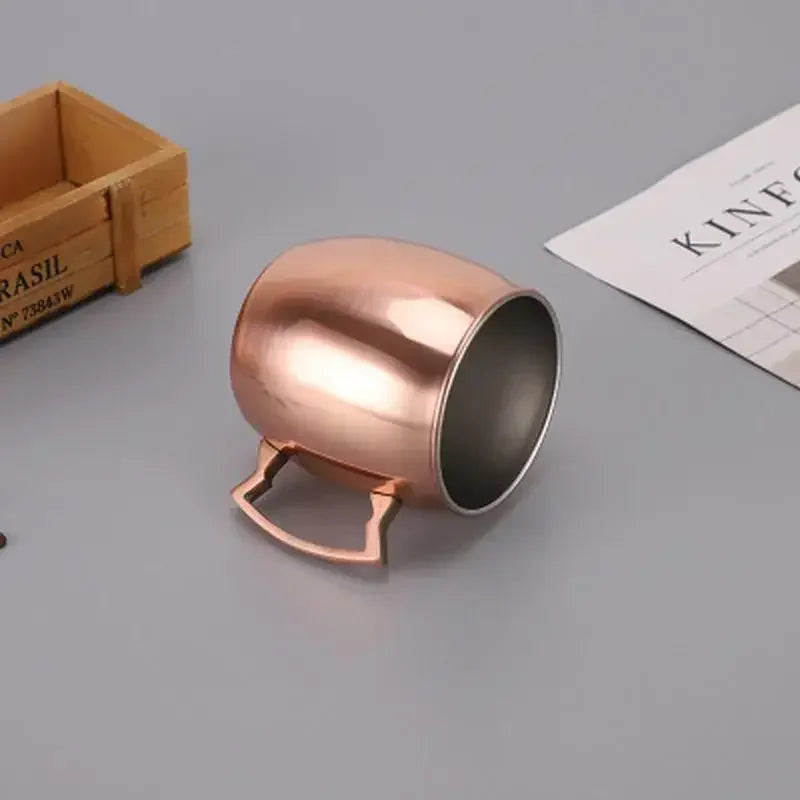 550ml Moscow Mule Copper Mugs Metal Mug Cup Stainless Steel Beer Wine Cocktail