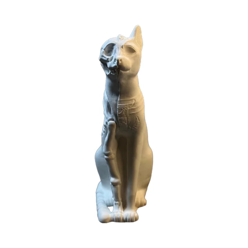Anderson Cat Plaster Statue Desktop Bookshelf Counter Home Soft Decoration Atmosphere High-End Sculpture Ornaments Holiday Gifts