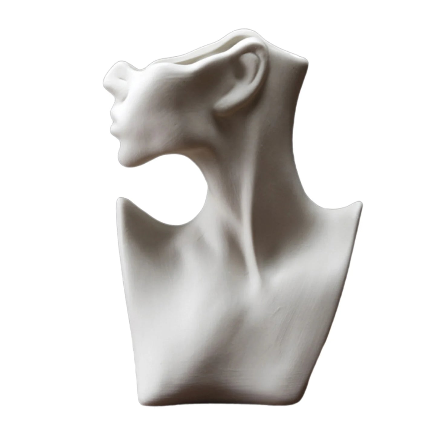 Creative Ceramics Statue Flower Vase Planter Succulents Indoor Living Room Dorm Cabinet Party Decoration