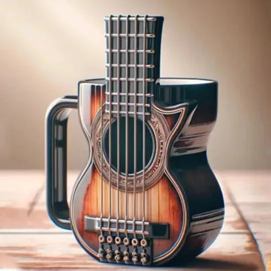 New Unique Musical Instrument Coffee Mug Creative Mug Milk Cup High-End Gift Desktop Ornaments