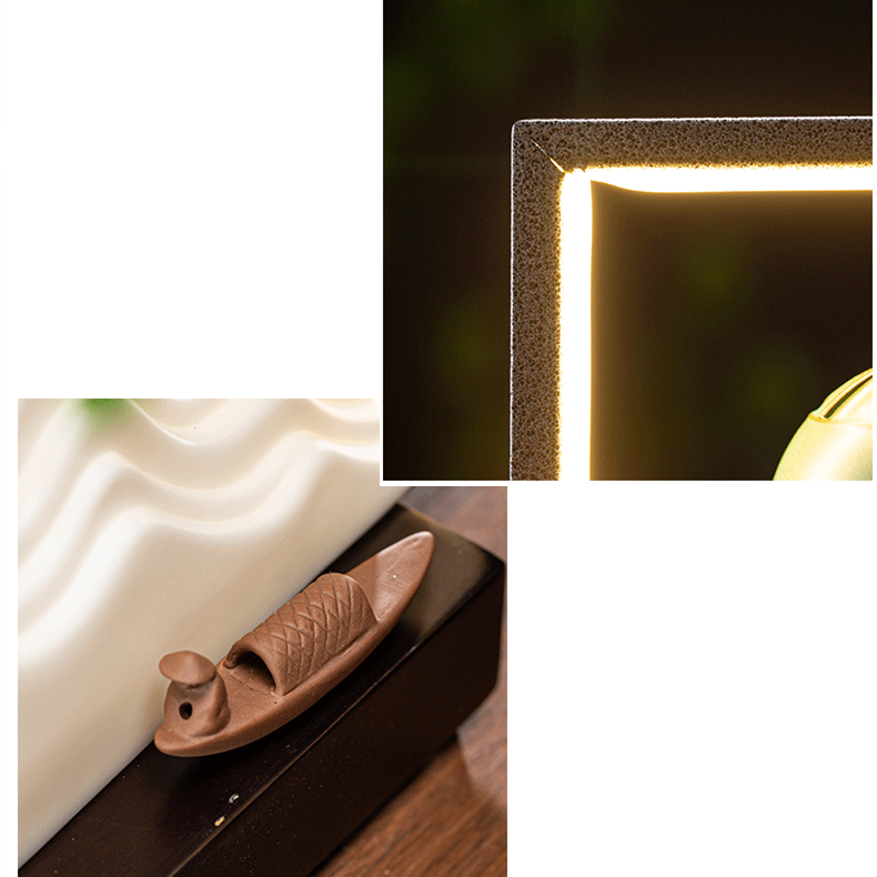 Zenfall Incense Burner Stand Led