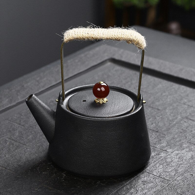 10/11 liks přenosné cestovní čaj Set Keramic Teapot Cup Japonská kung -fu teaset puer konvice gaiwan čajový obřad čajový nádobí