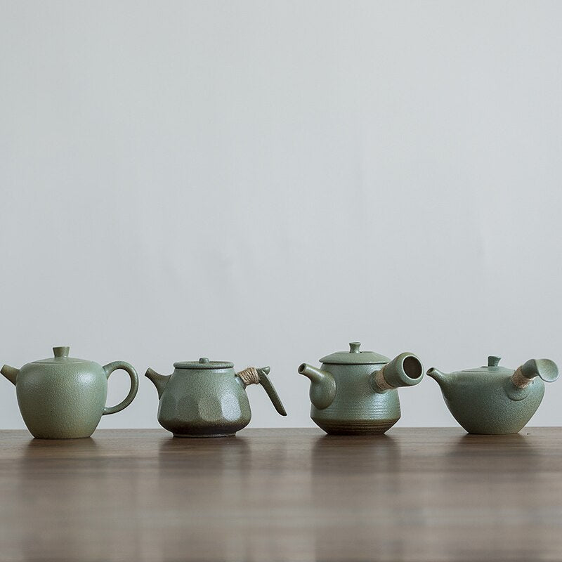 Зеленая керамика Kyusu Чюрец