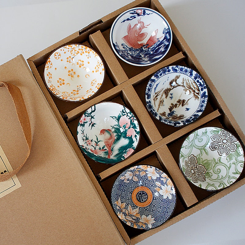 6 штук/лот винтажный винный чай чай