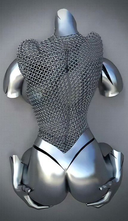 Стиль статуи металлической фигуры Абстрактная картинка пары пары стены искусства любитель скульптуры плакат принт домашнего декор гостиной подарки