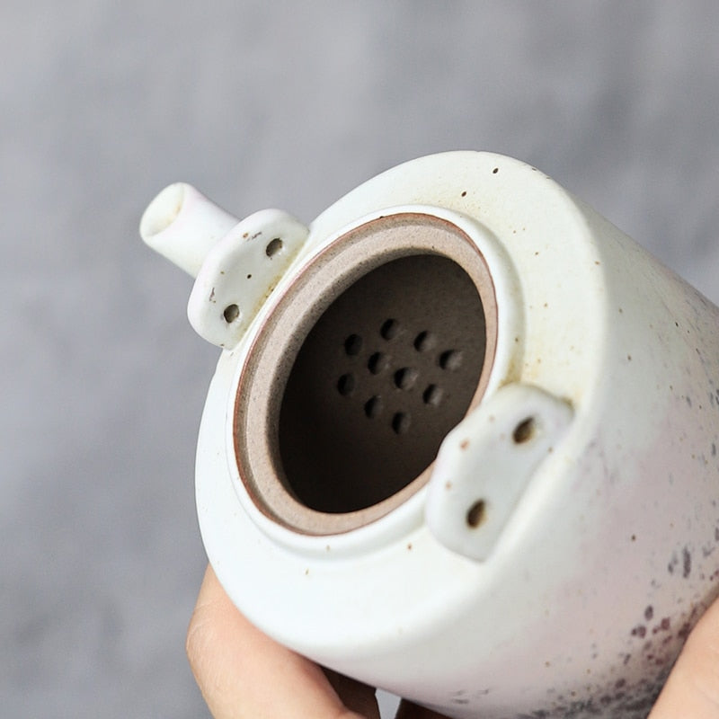 Big capacity ceramic teapots mountain kettle chinese tea pot 400ml