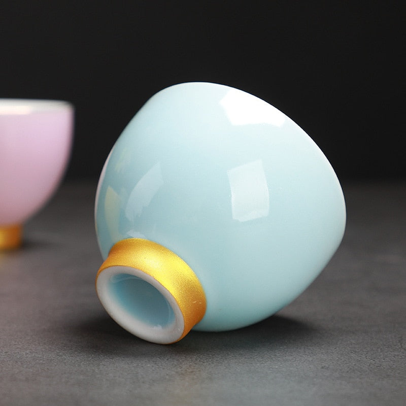 Керамическая чайная чайная привода Установите домашнее украшение парня мужа мужа бизнес -подарок