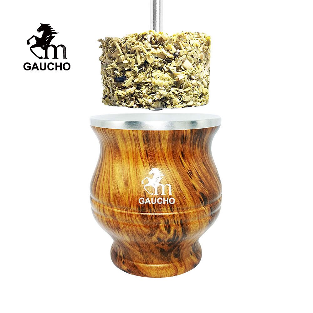 1 Set/Lot Gaucho Yerba Mate Travel Kits je vhodný pro nakládku nerezové termosky a tykve Bomtilla Straw - čaj může