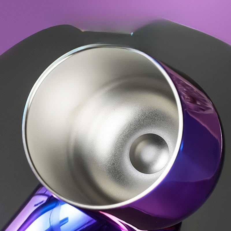 Renkli Yerba Mate Cup Kapaklı Çift Duvar 12oz 304 Paslanmaz Çelik Kahve Soğuk İçecekler Mate Kupa Seti Saman Temizlik Fırçası