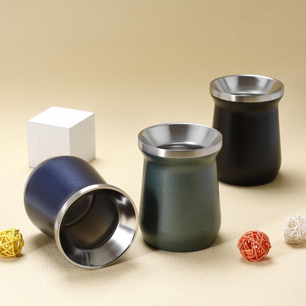 كوب شاي عملي من الفولاذ المقاوم للصدأ مع شفاطة محمولة مضادة للصدأ ومياه الشرب