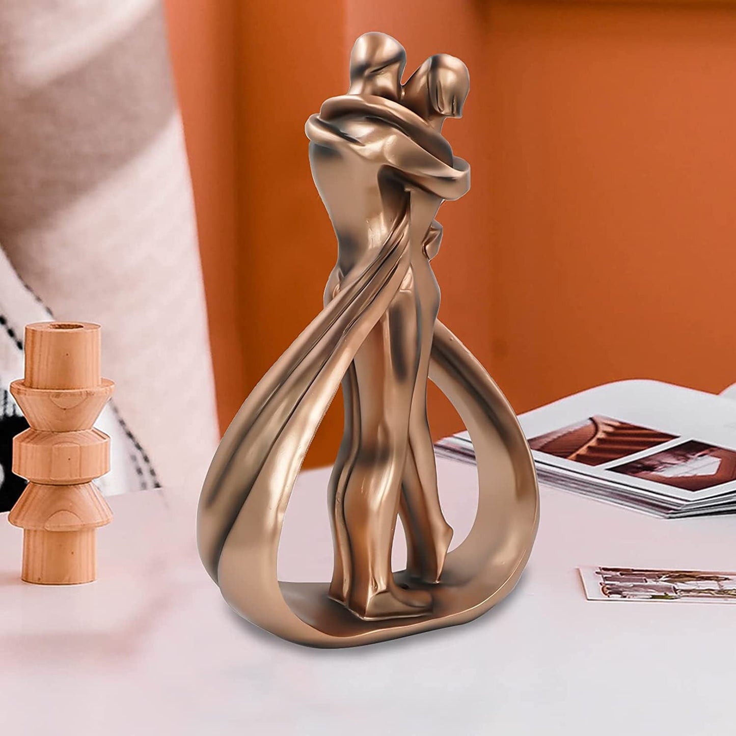 Par kram och kyss harts hem skrivbord vardagsrum ornament hem dekor dekoration tillbehör