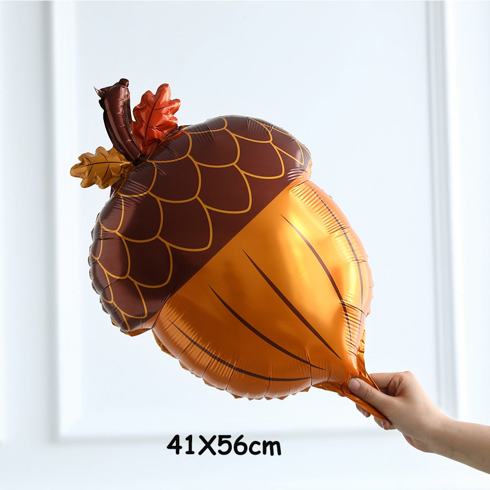 127 قطعة ليتل اليقطين مابل ليف الصنوبر مخروط الخريف بالون جارلاند عدة البرتقال القهوة الرمال البيضاء بالونات الخريف موضوع ديكور الحفلات