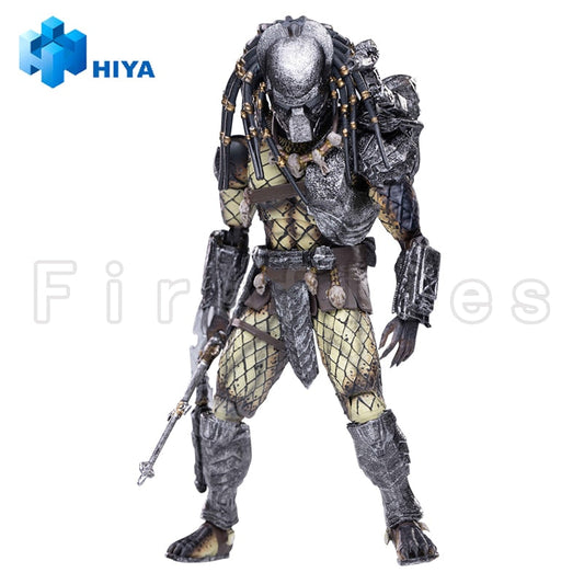 1/18 HIYA Action Figure Exquisite Mini Series AVP Alien vs. Predator Warrior Iron Blood Anime Collection Model Toy