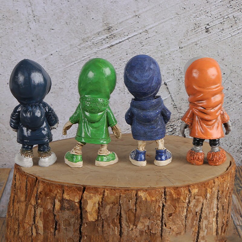 קישוטי בובות גולגולת קישוטי שרף גולגולת דגם קישוט עיצוב הבית פסטיבל אווירה סידור פסטיבל רפאים אבזרי קישוט