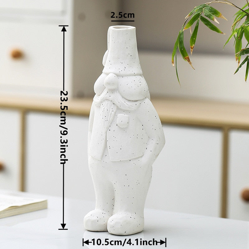 2023 vánoční dekorace keramika Santa Claus Vase Dekorace Domácí výzdoba pro dekorace pokoje kreativní váza dekorace festivalu