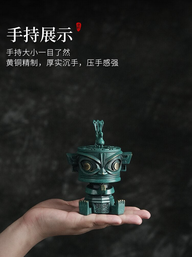 純粋な銅の香シールセットホーム高度シールツールパン香香香香香2しきサンダルウッドセンスバーナー