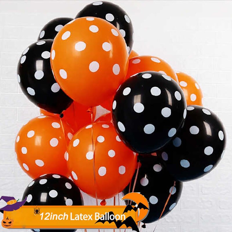 ענק עומד ליל כל הקדושים דלעת דלעת בלונים מכשפה עטלף עכביש נייר בלון בלון מתנפח צעצועים גלובוס ציוד למסיבות ליל כל הקדושים