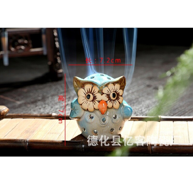 Полая атмосфера горелка атмосфера керамика задних благовоний держатель благовоний держатель палаток дома катушка катушка бронзовый воздушный испаритель