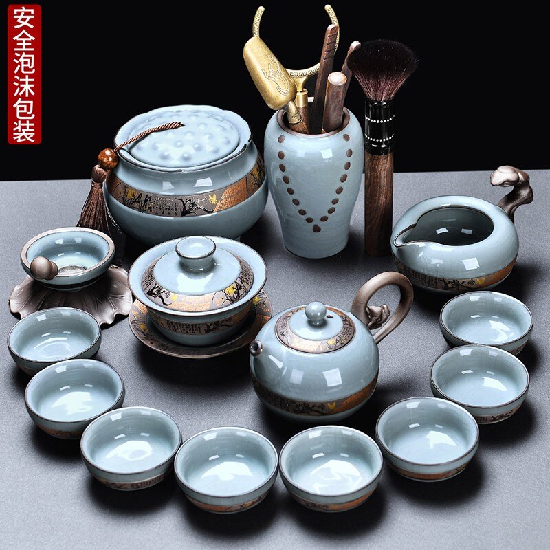 Кунг -фу китайский чайный набор горшок для кружки