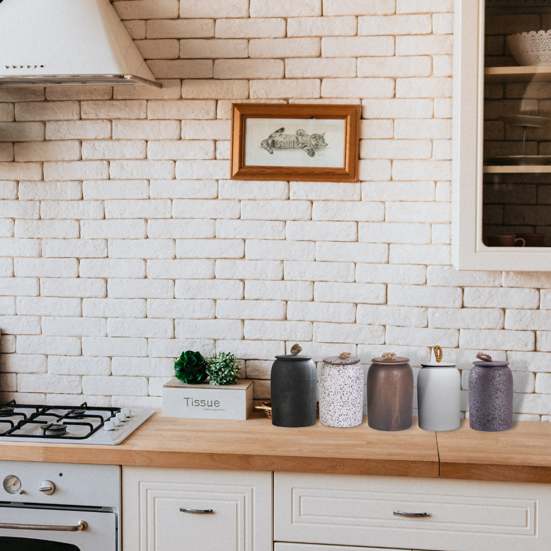 Japanische Teedosen aus Keramik, Retro-Steingut, luftdicht, Gong-Fu aus Keramik, für Süßigkeiten, Tee-Zeremonie-Zubehör