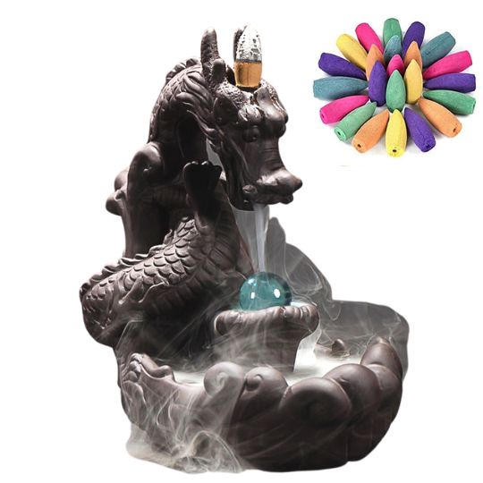 Dragón de quemador de incienso