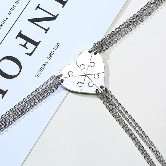 Kalung Teka -teki Splicing Hati Peribadi