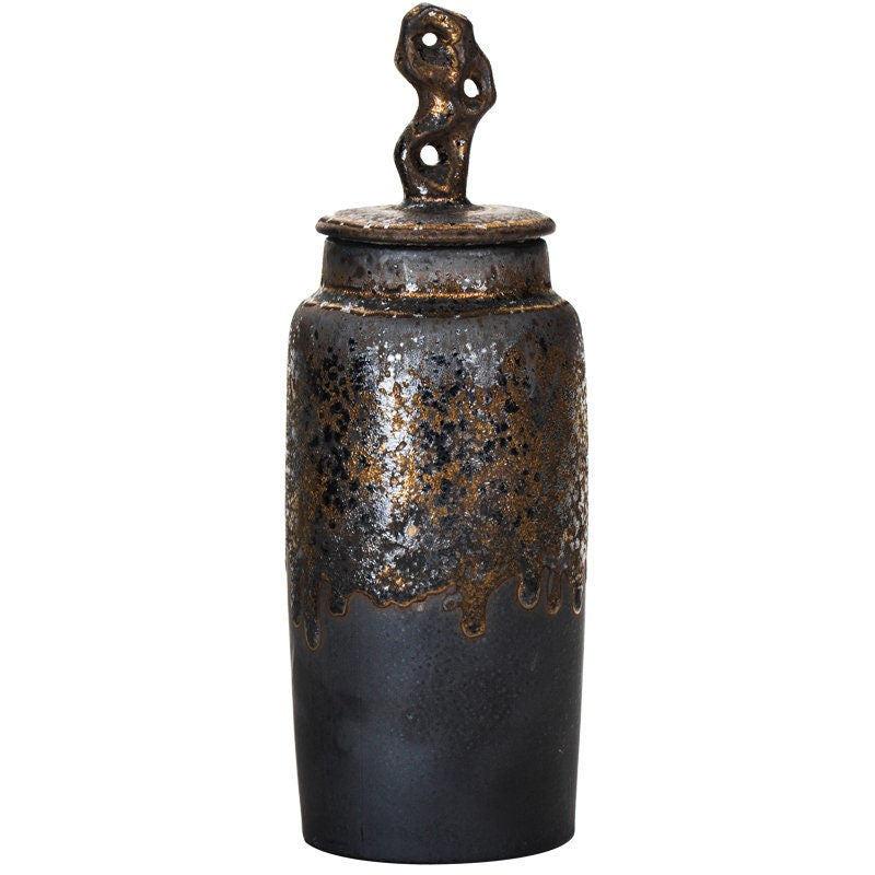 중국 스타일의 석기 수제 Kanyama Tea Caddy