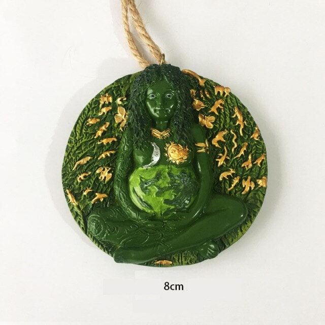 Moeder Aarde Millennial Gaia Resin Statue Ornamenten - Godin Statue Sculptures Figurine Interieur Decoratief huis Woonkamer Decoratie