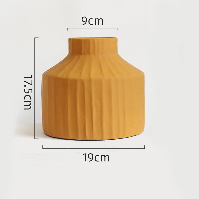 Vaso de flor de cerâmica