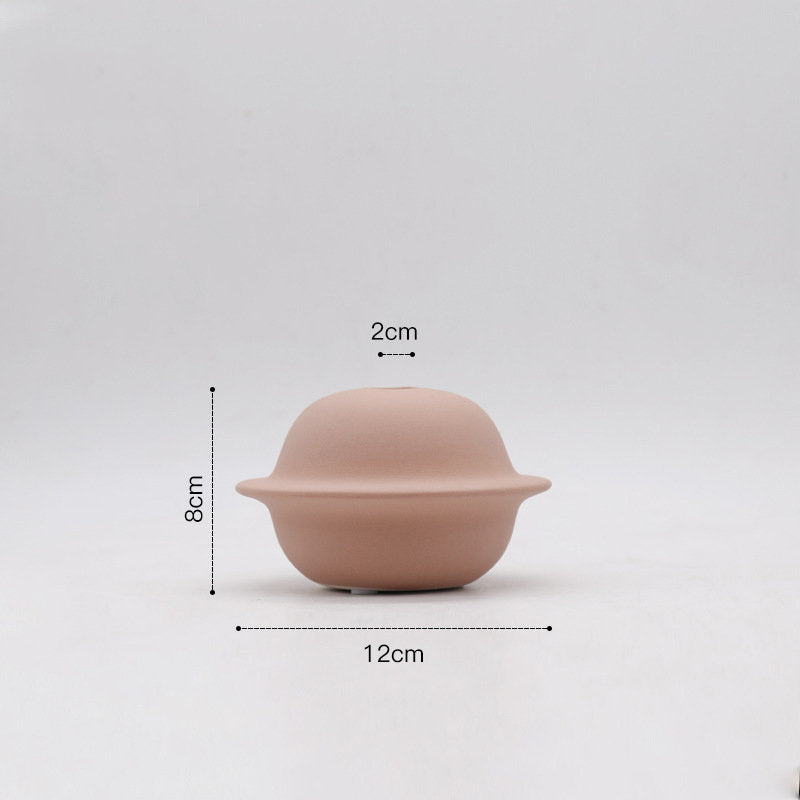 Farverige vaser til boghylde hjemmeindretning eller husopvarmning af ny hjemmegave