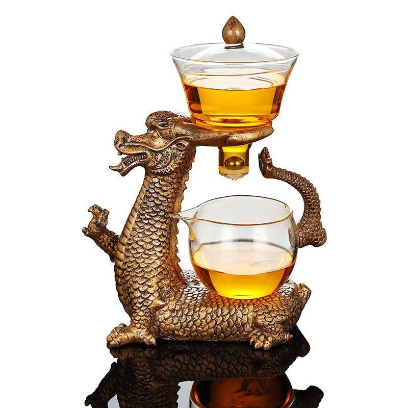 Oriental Dragon Tea Pot Set