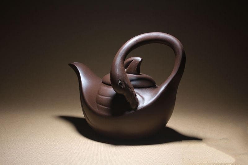 Handmade Yixing teapot Elegant Xishi Purple Clay Pot Raw Ore Green Clay All Handmade