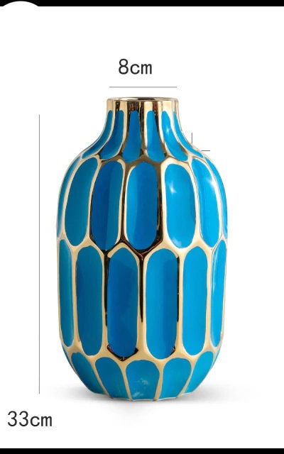 Minimalist vazo dekoratif süslemeleri çiçek aranjmanı