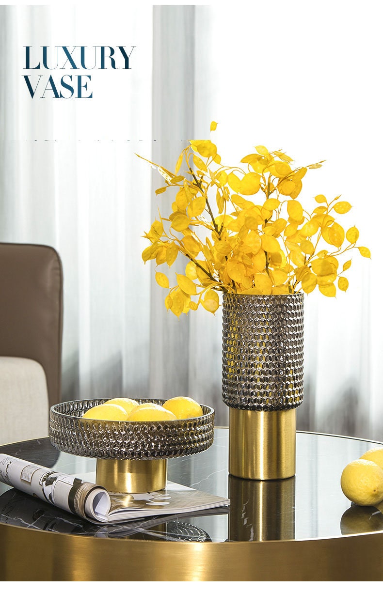 Hafif Lüks Modern Dekor Heykel Vazo Masa Merkezi Ev Taşıma