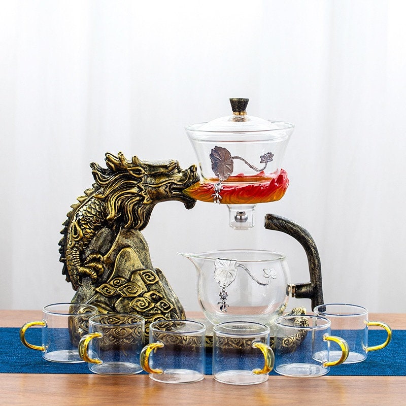 Oriental Dragon Creative Tea Set Infuser | Китайский винтажный чайный набор | Чайные чашки Турин