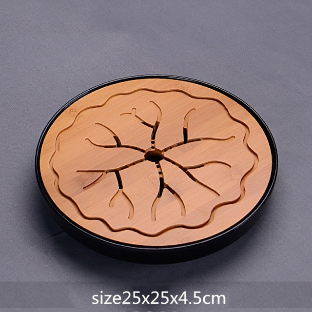 Vassoio da tè in bambù