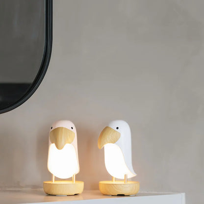 LED Toucan Bird Night Light Modern Nordic Table USB Lamp Home Luminaria Room Lampe Bedroom Decor Study Indoor Lighting Dimmable