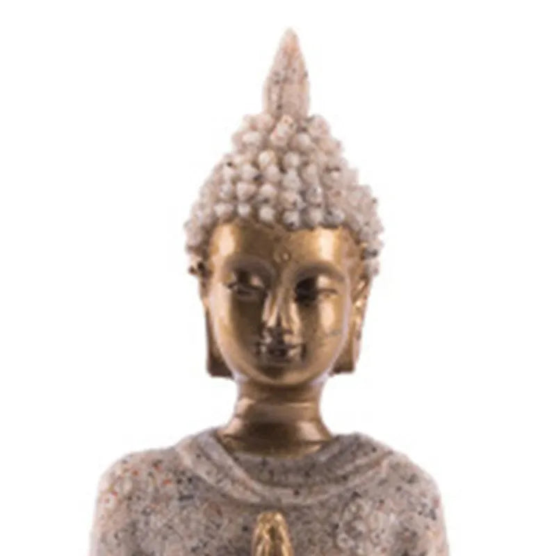 Miniature Buddha Statue Nature Sandstone Fengshui Thailand Buddha Sculpture Hindu Figurine Home Decorative Ornament