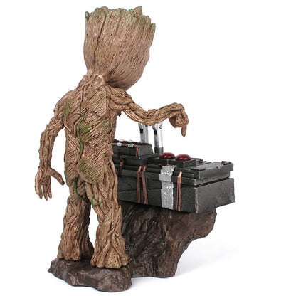 Marvel gardiens de la galaxie Groot Statue modèle Avengers mignon bébé arbre homme Pvc Anime figurine jouets Collection cadeau