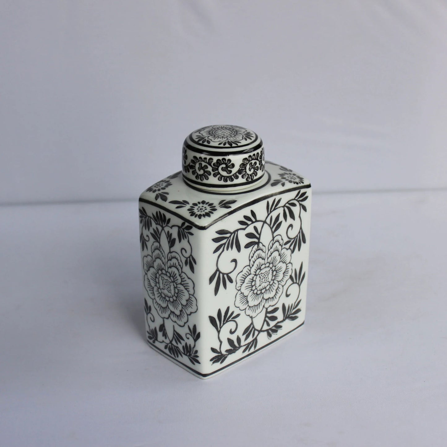 Keramiktopf, flache Vase