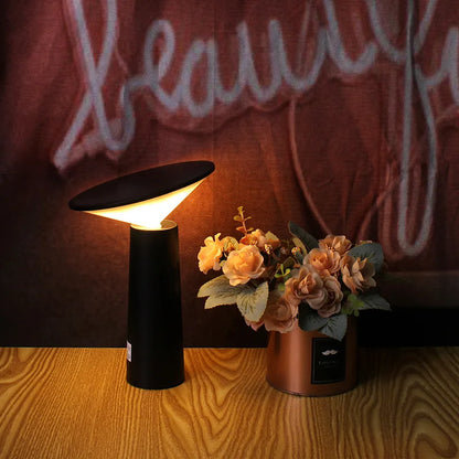 Lampe de bureau intelligente créative et minimaliste, en acrylique, avec chargeur USB, variateur tactile, luminaire décoratif d'intérieur, idéal pour un salon ou une chambre à coucher