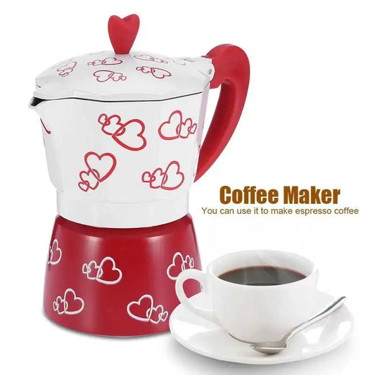 Coffee Maker Moka Pot Aluminum Italian Type Espresso Coffee Stovetop For Home Office Household Coffee Kettle Hand Pot Coffeeware