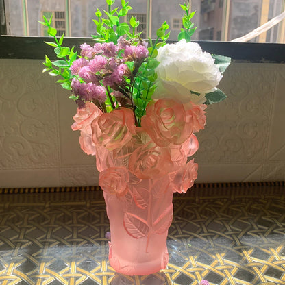 Arabic Resin Vases Incense Burner Glaze Flower Censer Incense Holder Decorations for Home Decor Ornaments Flower Vase