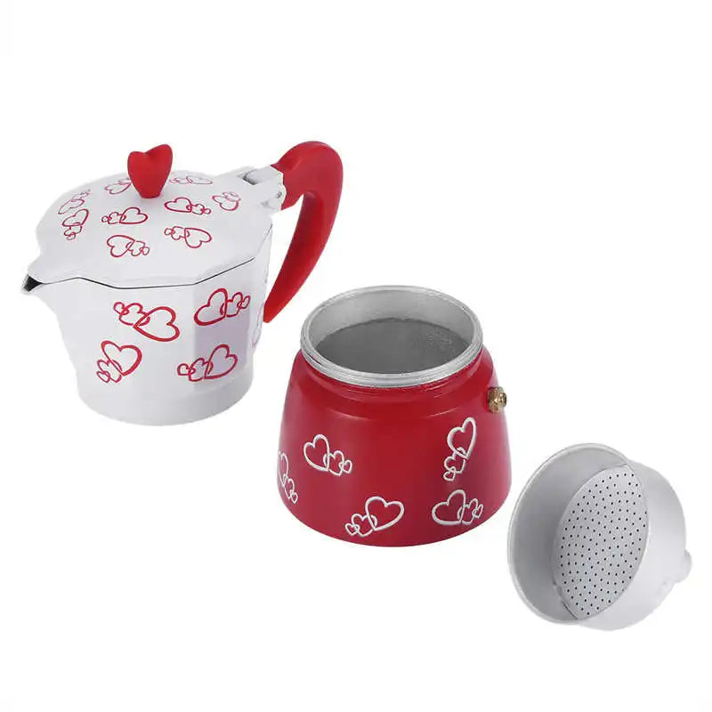 Coffee Maker Moka Pot Aluminum Italian Type Espresso Coffee Stovetop For Home Office Household Coffee Kettle Hand Pot Coffeeware