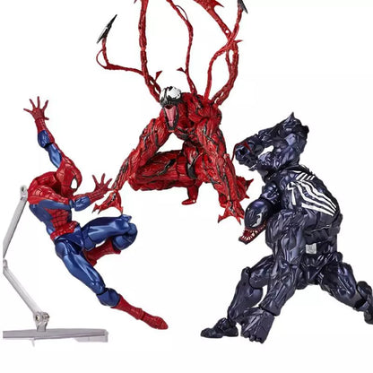 Disney Venom Carnage Actionfigur, austauschbare Teile, Spiderman-Figur, Statue, Dekoration, Spielzeug, Sammlerstück, Modell, Geschenk für Kinder
