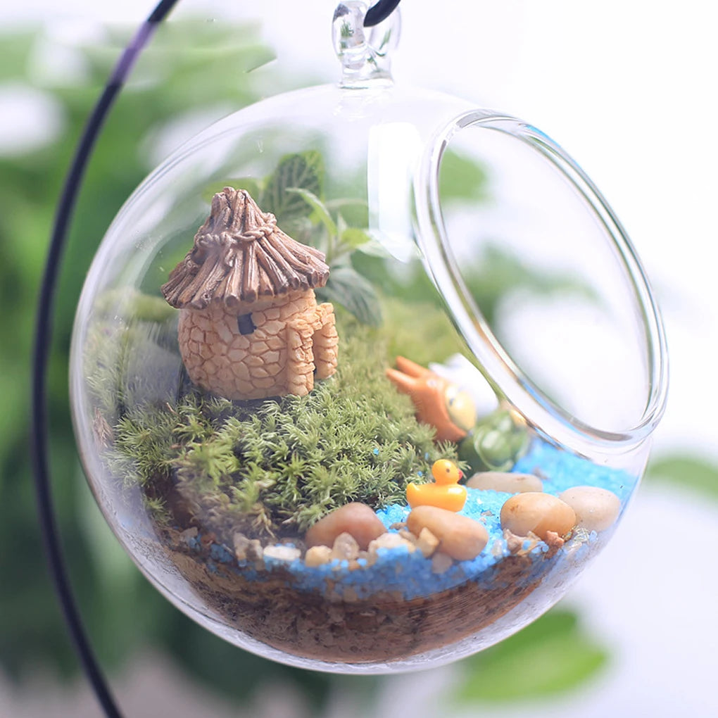 Mini Cottage Modell Micro Romantische Cartoon Häuser Figuren Haus Schmuck Garten Villa Ornament Mit Zubehör