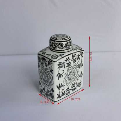 Ceramic Pot, Flat Vase
