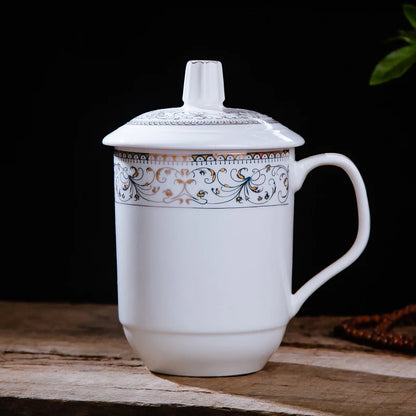 Tasse en céramique de style chinois, tasse de jus de lait et de citron rétro, tasse de café, de thé, pour la maison et le bureau, cadeau Unique